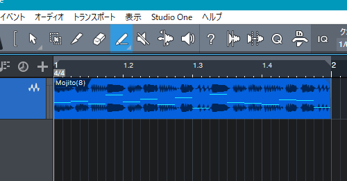 Studio One 4 オーディオトラックに変換 レンダリングされたトラックに変換 Dawのほそみち